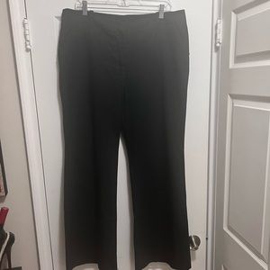 New York & Co black pin striped wide leg pants